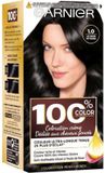 Garnier 100% Color Crème Haarverf voor Donker Haar - 1.0 Le Noir Intense