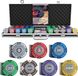 Lexium Set de poker Aluminium Multicolore
