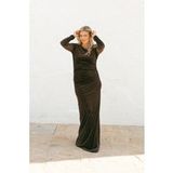 Bolina Robe d'été Fiesta Marron Foncé Taille : L