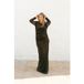 Bolina Robe d'été Fiesta Marron Foncé Taille : L