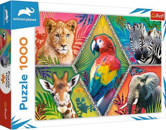Trefl Animal Planet Puzzel Exotische Dieren 1000 Stukjes