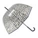 Gotta Parapluie cloche femme transparant - résistant au vent Fleurs grise paraplu, 91 cm, grijs (gris)