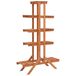 VidaXL Plantenstandaard Hout Oranje 83x25x132 cm