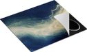 Chefcare Inductie Beschermer Abstracte Kunst - Blauw met Gouden Glitters - 57,6x51,6 cm