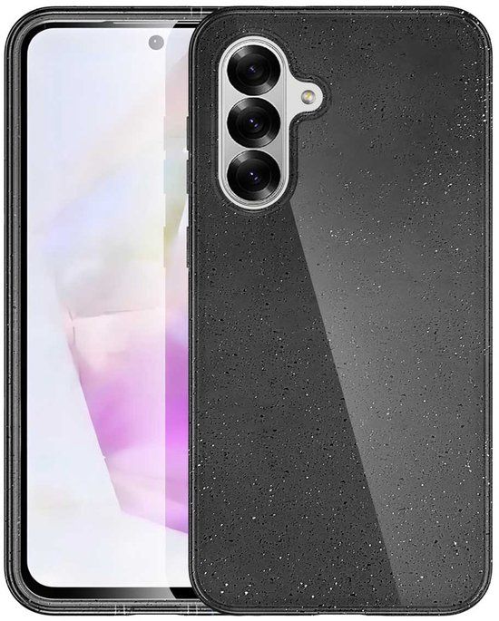 imoshion Sparkle Backcover - Geschikt voor Samsung Galaxy A56 (5G) - Glitter Zwart