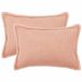 vidaXL - Kussensloop - 2 stuks - Roze - 50 x 80 cm - Katoensatijn