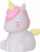 A Little Lovely Company Lampe Licorne - Jaune/Rose/Blanc