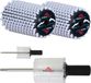 RaceWax Set de brosses roto : brosse roto nylon, crin de cheval ou cuivre, 200 mm. SpeedStick - brosse : 2x nylon + stick