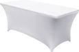 Green GroenBlauw - Flexibel tafelkleed cateringtafelhoes wit - 180x75x75cm, spandex, GB371