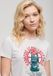 Superdry x Komodo Globetrotter T-shirt ajusté - Femme - T-shirts - UK12-EU40 - Coton/Polyester - Ice Marl