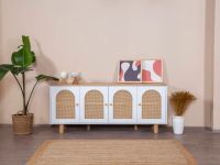 Buffet BOHEMIAN 4 portes blanc