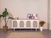 Buffet BOHEMIAN 4 portes blanc