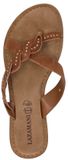 Lazamani Lena Dames Slippers Suede Tan - Maat 38