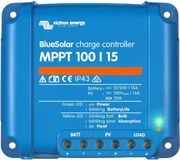 Victron Energy Victron BlueSolar MPPT 100/15 - Zwart - Centrale omvormer - 1 stuk(s)
