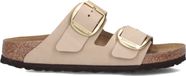 Birkenstock Dames Arizona Big Buckle Nubuck Leather Beige