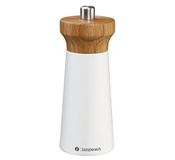 Zassenhaus Westland Peppermolen van eikenhout, met traploos verstelbare high-performance keramische molen, kruidenmolen voor peper, 14 cm, Ø 5,4 cm