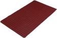 Urban Living Badmat - donkerrood - 39x69 cm - douche antislip mat - rubber