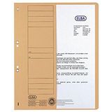 ELBA 100551877 Smart Line half voordeksel oogmappen, 50 stuks, 250 g/m² karton, chamois