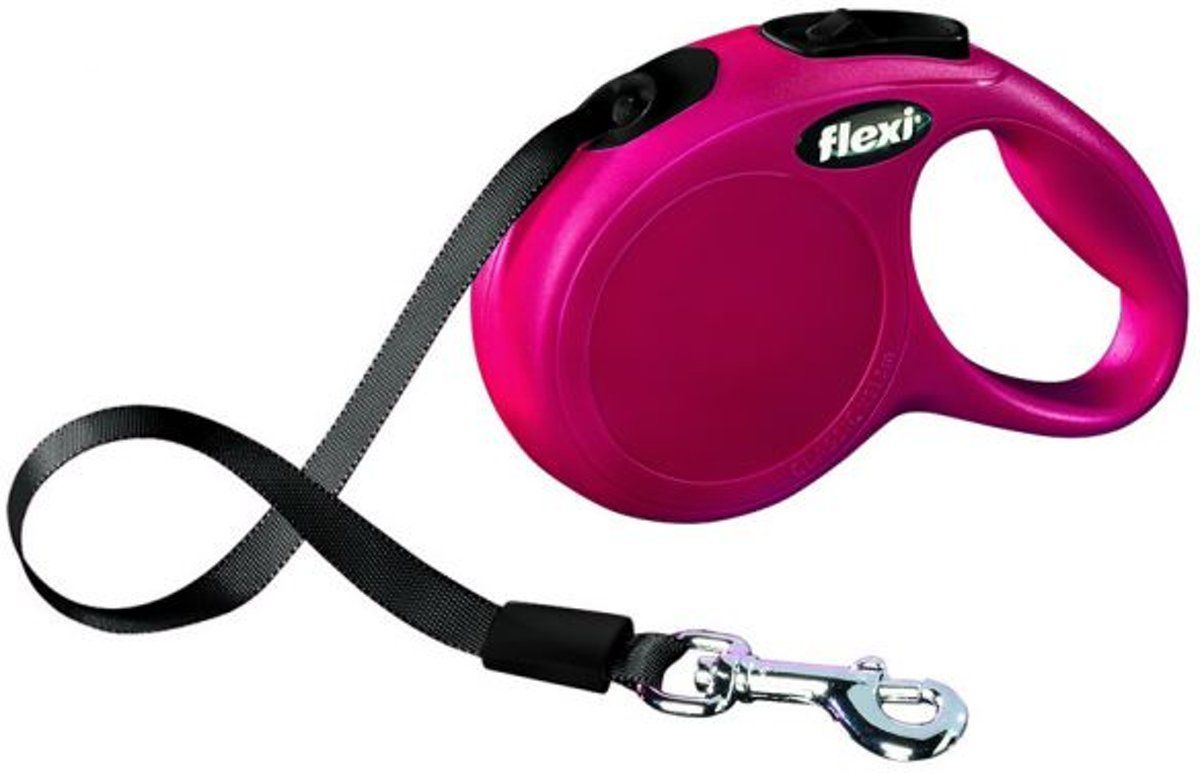 Flexi New Classic Hondenriem Rood XS 3 M