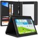 KHOMO Universal Padfolio Case - Portfolio Organizer voor Tablet 8,5 tot 11 inch - PU lederen Notebook Pad Holder Folder voor iPad, Air, Pro en anderen