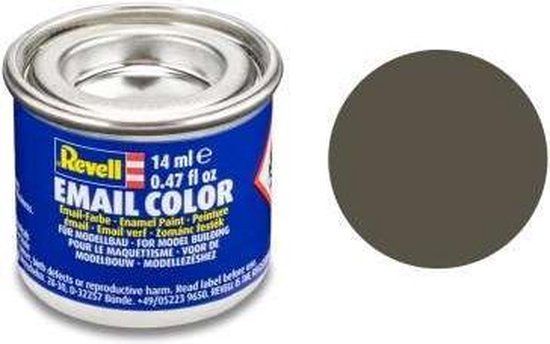 Revell #46 Nato Olive - Matt - RAL7013 - Enamel - 14ml Paint Pot
