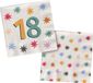 Folat Servetten Starburst 18 (20 stuks) 33 x 33 cm