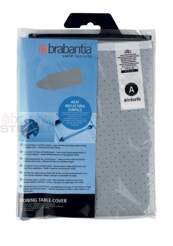 Brabantia Strijkplankhoes A - 110 x 30 cm - Grijs - Katoen