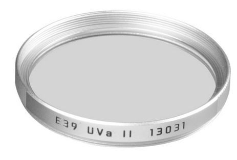 Leica 13031 Filter UVa II E 39 zilver