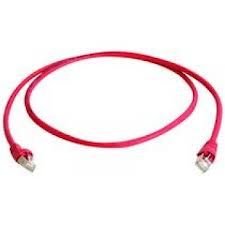Telegärtner MP8 FS 600 LSZH Cat6a S/FTP Crossover Netwerkkabel - 0.5m - Rood