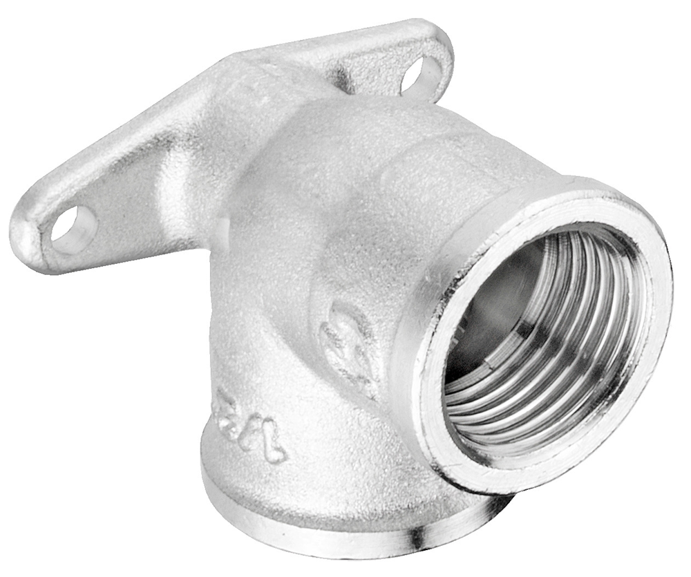 Cornat TEC386252 chroom wandplaat 1/2