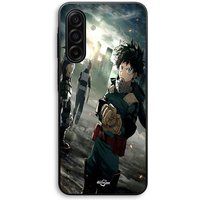 Maniacase Hoesje voor Samsung Galaxy A57 Izuku Midoriya Shoto Todoroki Bakugo Katsuki One for All My Hero Academia anime
