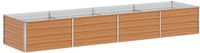 vidaXL Verhoogde plantenbak licht bruin 320 x 80 x 45 cm