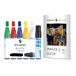 Schneider Paint-It Acrylstiften (set 1, 15 mm lijnbreedte, zeer dekkende acrylverf voor hout, canvas, steen enz.) 6 stuks incl. Makers Guide