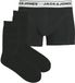 Jack & Jones Heren Giftbox Sokken + Boxershort JACORDINARY Zwart - Maat XL