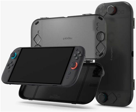 Spigen Thin Fit Hoesje Geschikt voor Nintendo Switch 2 - Back Cover Zwart
