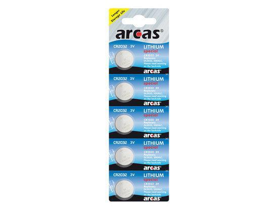 Arcas Knoopcellenset - 5x CR2032