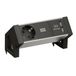 Bachmann DESK2 ALU Zwart 1x geaard stopcontact 1x USB oplader GST18