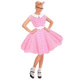 W WIDMANN MILANO Rock-'n- roll fashion jurk roze 50s