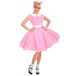 W WIDMANN MILANO Rock-'n- roll fashion jurk roze 50s