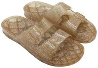 Cacatoes Cacatoès Damessandalen Anjo Glitter Koper Maat 37