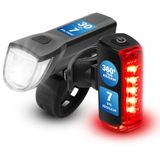 Fischer Fiets led-verlichtingsset Twin met innovatieve 360° vloerlamp voor meer zichtbaarheid en bescherming, voorlicht