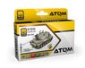 AMMO by Mig Jimenez Hobbyverf Acrylverf - MIG 20736 ATOM - IDF Tank Kleuren - Acryl Set 6x20ml