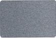 Zeller placemats van vilt - 2x - grijs - 45 x 30 cm - Rechthoekig - Borden onderleggers