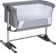 Schardt Co-Sleeper Wieg Joy Gris avec fonction bascule