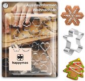 Happymas 20-delige kerstkoekjesvormset