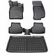 Merkloos / Sans marque 3D Rubberen Vloermatten en Kofferbakmat voor Volkswagen Golf 4 (1998-2003) - Perfecte Pasvorm & Duurzaam