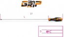 1262L Beta Kruiskopschroevendraaier PH1 4,5x400mm met Betagrip