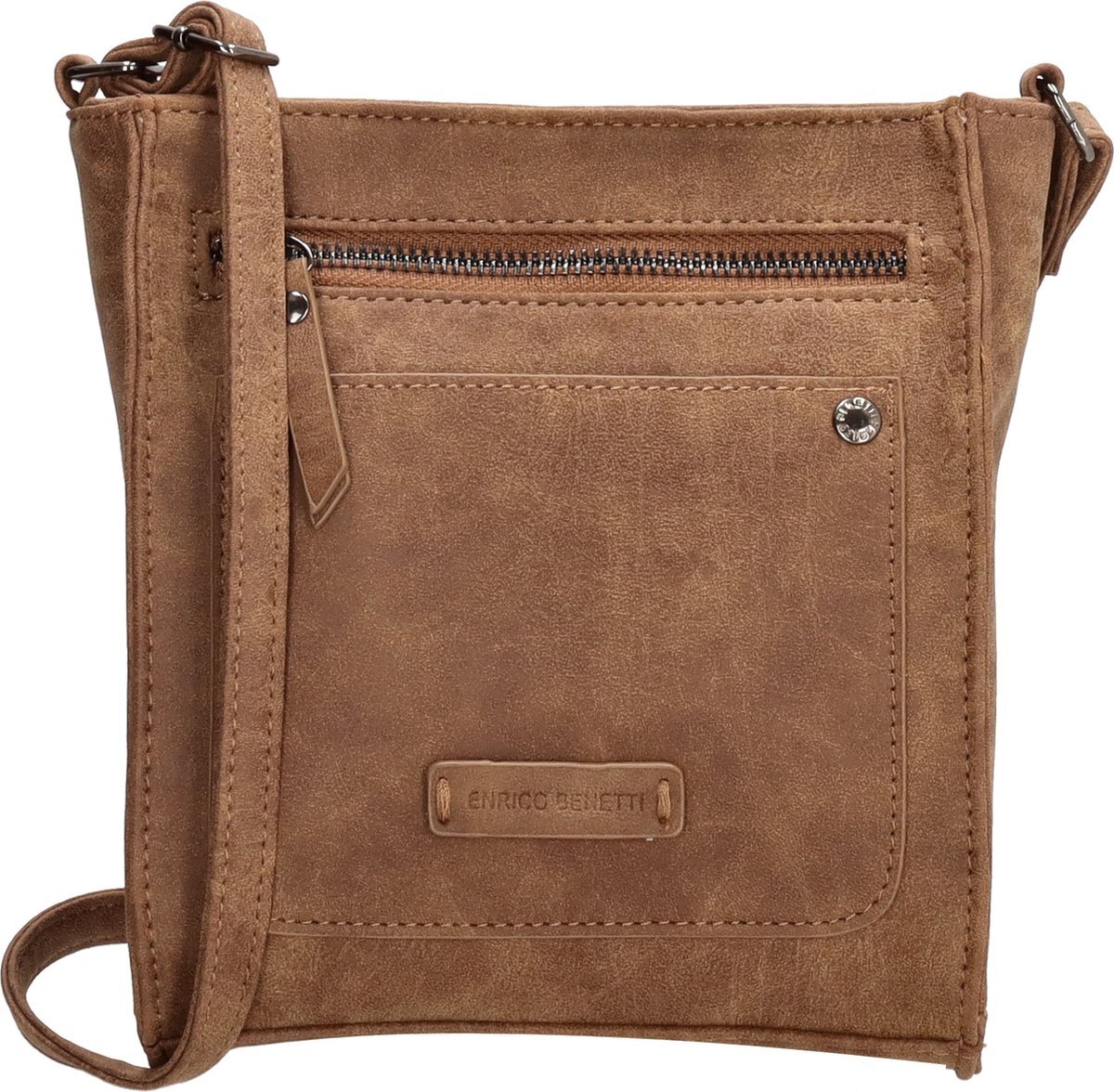 Enrico Benetti Bobbi 66591 Schoudertas crossbody tas - Camel