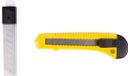 Benson Afbreekmes - 18 mm - Geel - Inclusief 10 reservemesjes