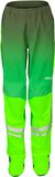 AGU Commuter Impact - Regenbroek - Fietsbroek - Hi-vis Neon Groen - Waterdicht - Met Heup- en Kniebescherming - Reflecterend - Inclusief Overschoenen - Unisex - L